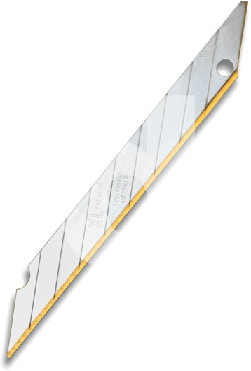 9mm XL Gold Acute 30 deg Snap-off Blade TiN Coated