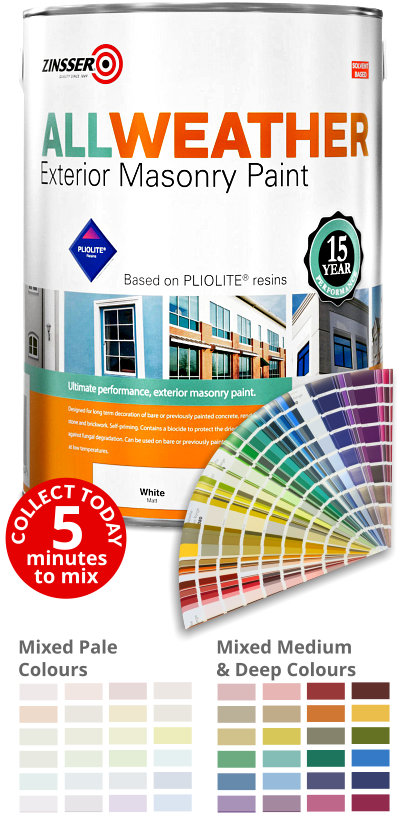 Zinsser All Weather Exterior Masonry Paint