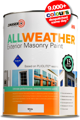 Zinsser All Weather Exterior Masonry Paint
