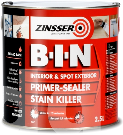 Zinsser BIN - Primer Sealer and Stain Killer