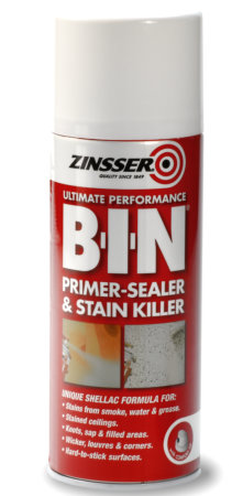 zinsser bin primer killer stain sealer aerosol