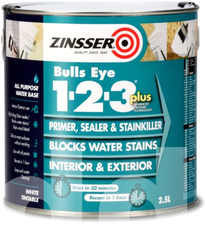 Zinsser Bulls Eye 123 Plus - Primer Sealer and Stain Killer